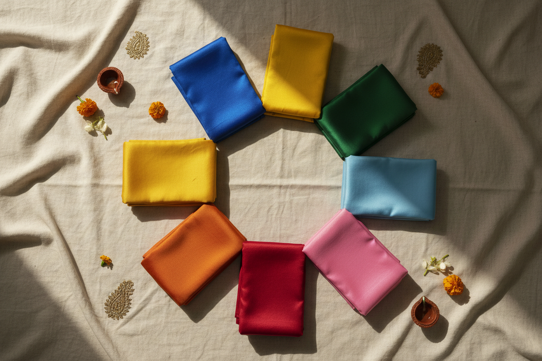 Navratri 2026 — 9 colours, 9 outfit ideas with handloom-inspired dupattas and stoles by Taniva