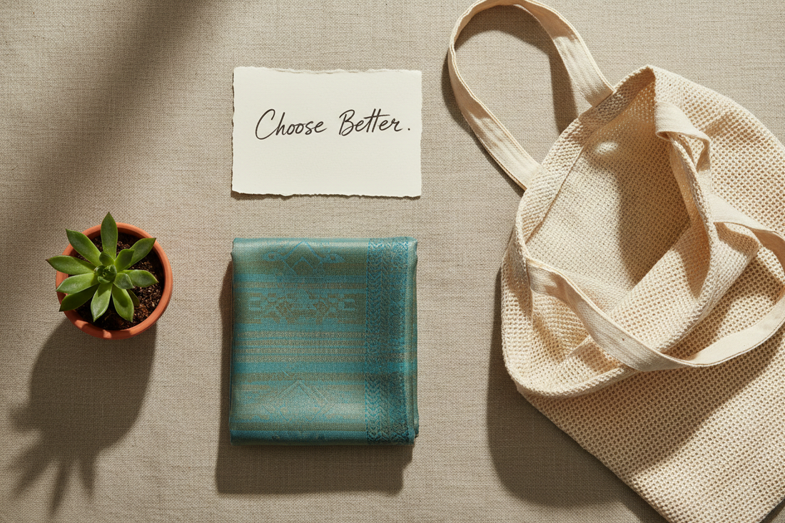 Slow fashion and Indian textiles — choosing handloom-inspired ethnic wear consciously by Taniva