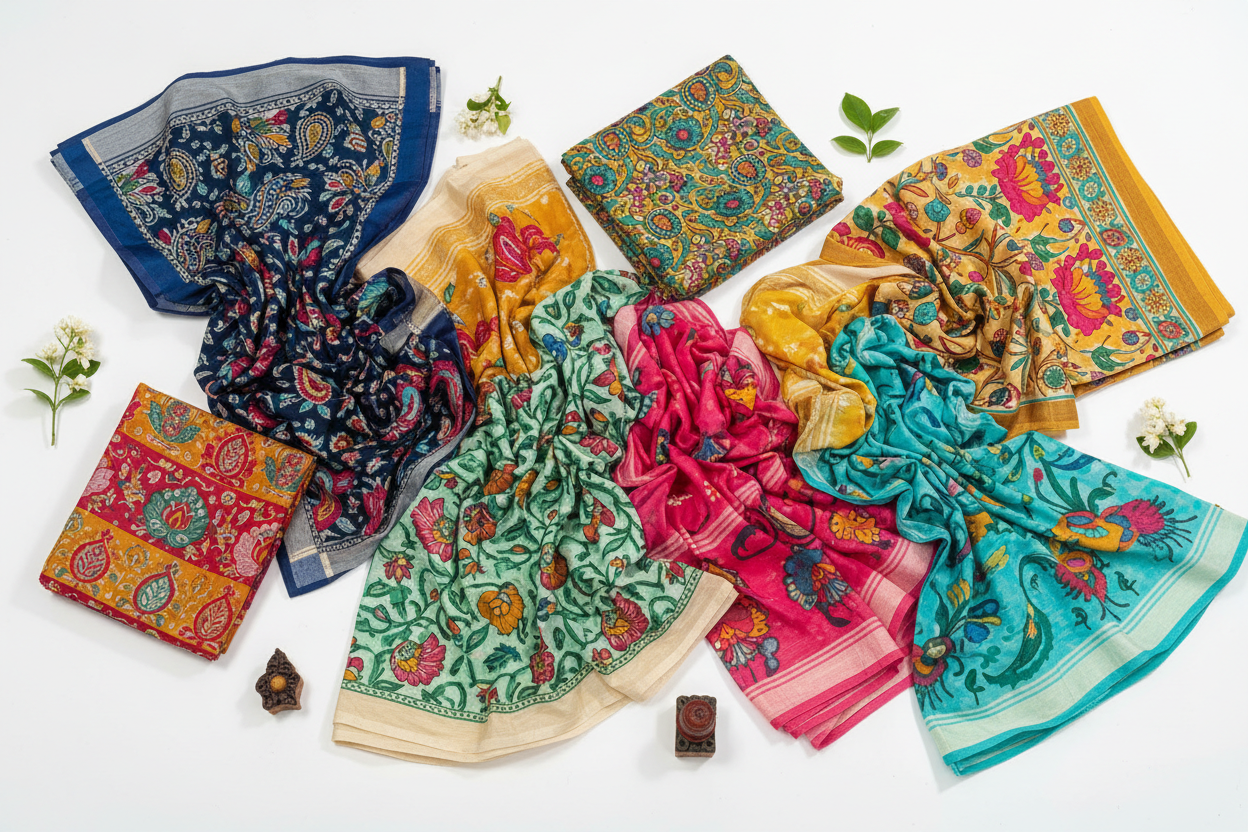 Bengal Cotton Sarees Online – Breathable & Vibrant Sarees | Taniva