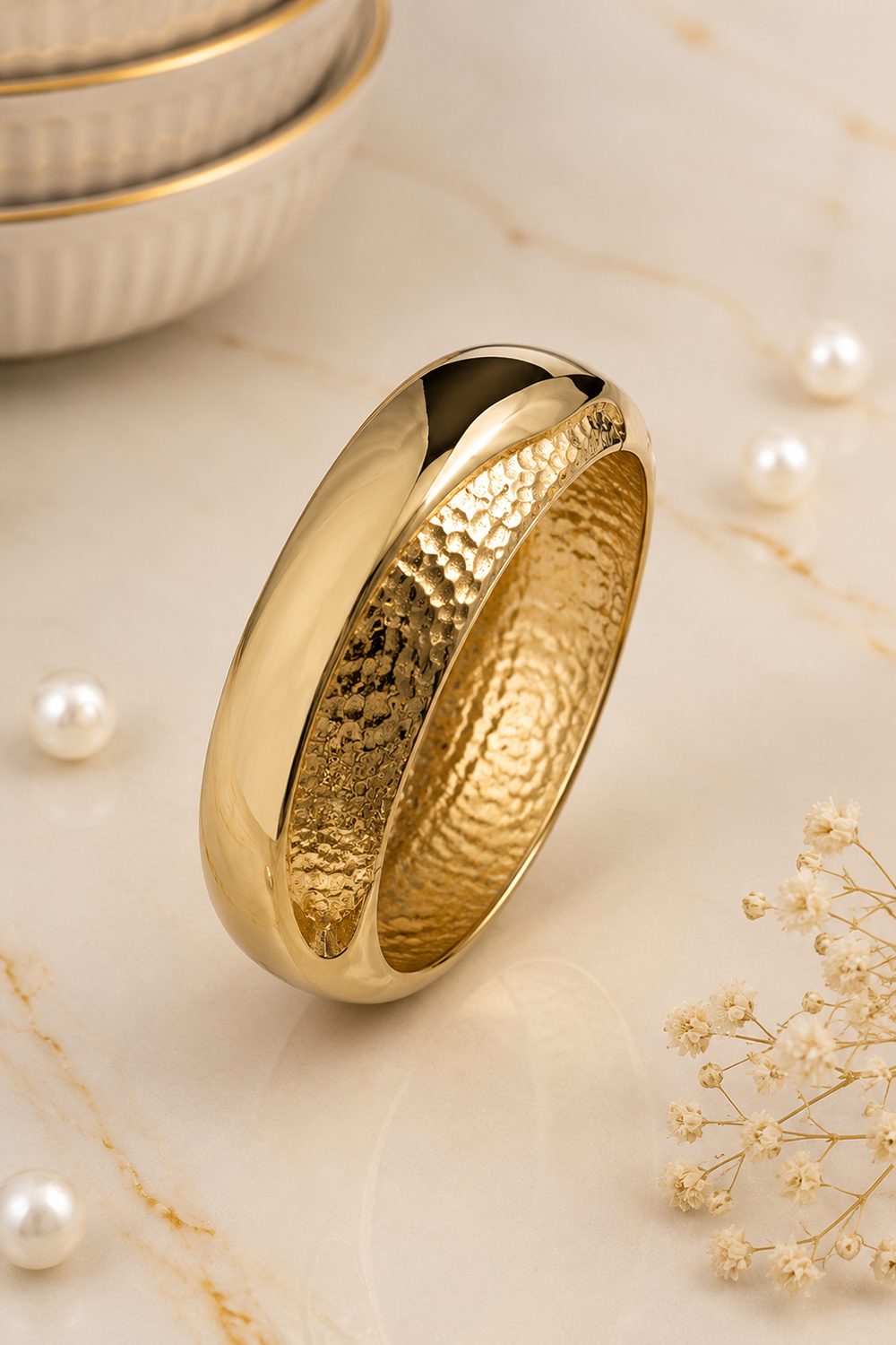 Mirror Edge Golden Cuff Kada