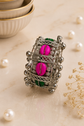 Multicolor Cowrie Shell & Ghunghroo Statement Kada