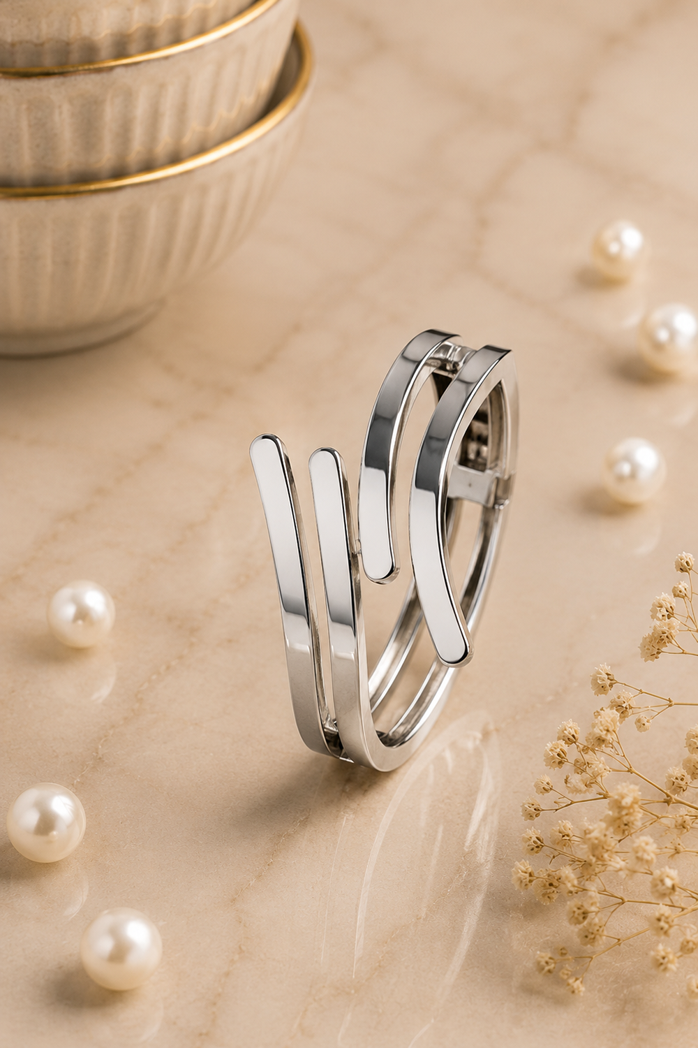 Infinity Flow Silver Kada