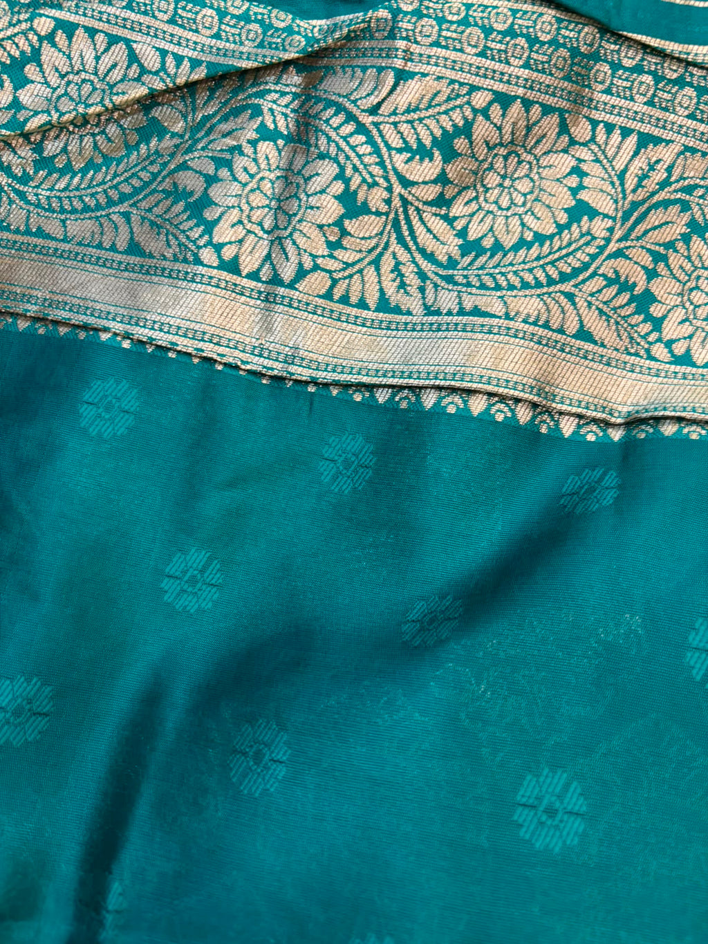 Pink Banarasi Cotton Silk Saree Booti Design