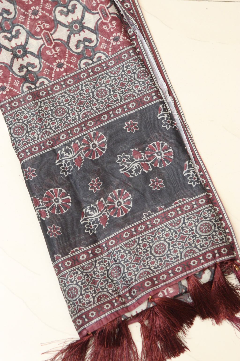 Multicolor Digital Printed Chanderi Dupatta