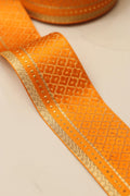 Yellow Banarasi Silk Border Lace (L 9 Mtrs W 2.5 inch )