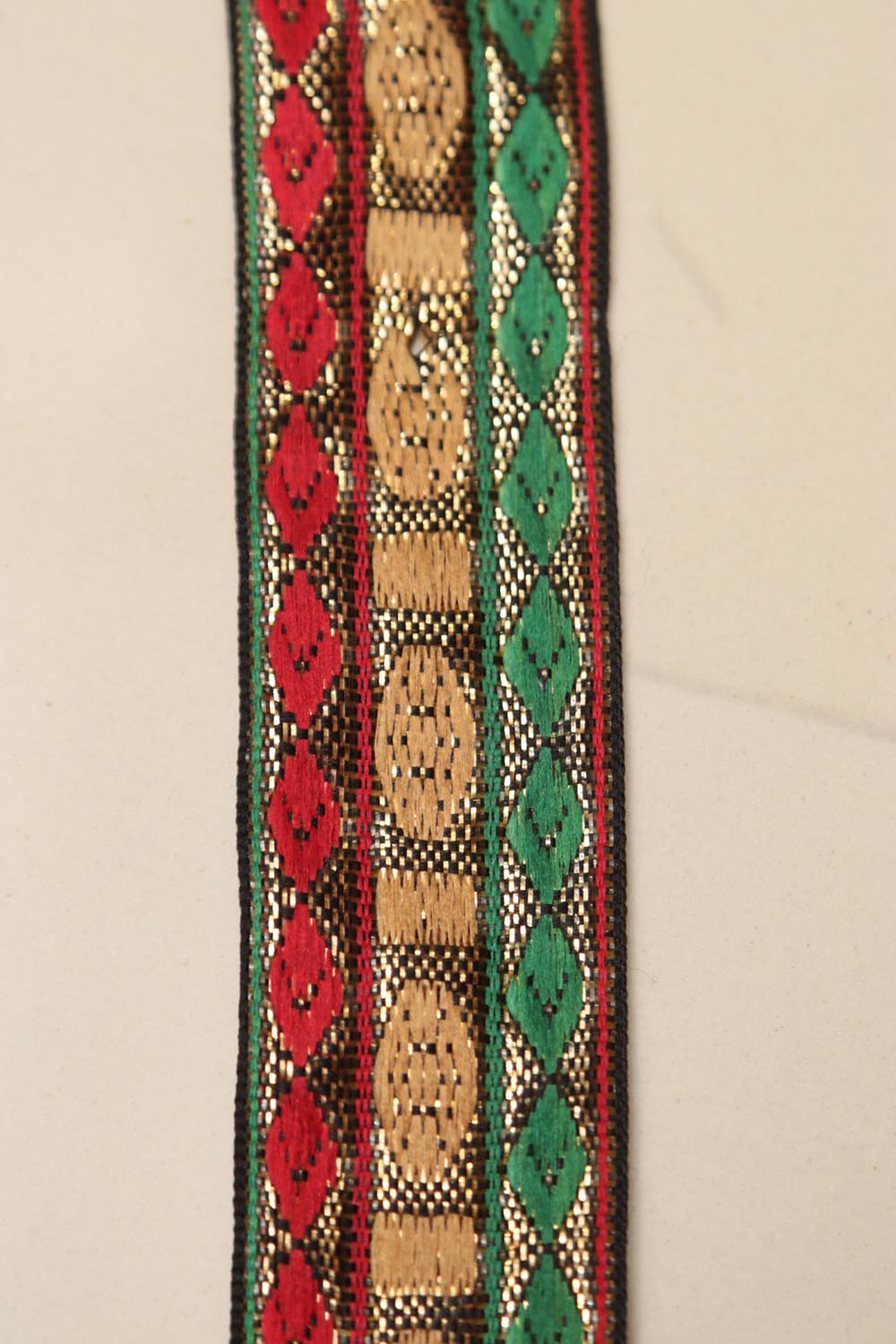 Multicolor Banarasi Silk Border Lace (L 9 Mtrs W 1.5 inch )