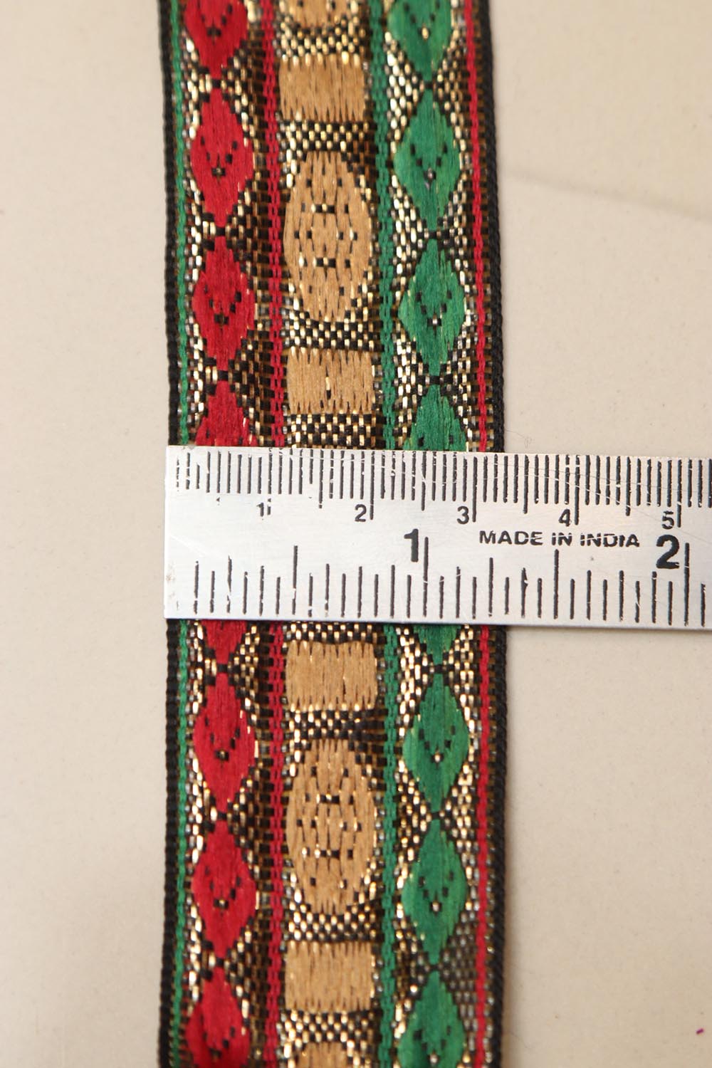 Multicolor Banarasi Silk Border Lace (L 9 Mtrs W 1.5 inch )